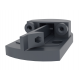 Tope central para puertas batientes X-Metal