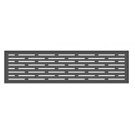 Panel decorativo de aluminio Linea para valla personalizable - Compolife