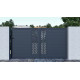 Portón corredero de aluminio 350x173cm FANCY GROW - X-Metal