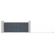 Portón corredero de aluminio 350x142cm FANCY TIME - X-Metal
