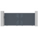 Portón corredero de aluminio 350x142cm FANCY TIME - X-Metal