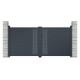 Portón batiente de aluminio 300x142cm FANCY GROW - X-Metal