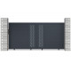 Portón corredero de aluminio 300x142cm FANCY GROW - X-Metal ​
