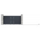 Portón corredero de aluminio 300x142cm FANCY GROW - X-Metal ​