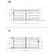 Portón batiente de aluminio 100x140cm FANCY GROW - X-Métal