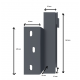 Cerradura receptora para puertas correderas X-Metal