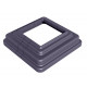 Kit de extensión para valla de madera compuesta 180x190cm con panel decorativo Linea - color gris antracita - Compolife