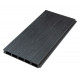 Kit de extensión para valla de madera compuesta 180x190cm con panel decorativo Linea - color gris antracita - Compolife