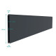 Portón corredero de aluminio 350x142cm FANCY TIME - X-Metal