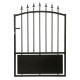Puerta de hierro semi-calada 100x173cm AURORE - X-METAL