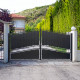 Portón batiente de hierro macizo 350x195cm SELENE - X-METAL