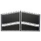 Portón batiente de hierro macizo 350x195cm SELENE - X-METAL