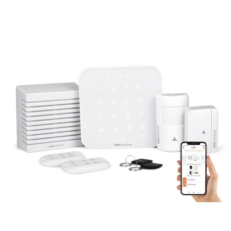 Kit de alarma inalámbrica conectado a Wifi y GSM 4G KitAlarm - SCS Sentinel