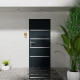 Puerta de entrada Lisandre de aluminio 96x218cm - gris antracita - apertura a la derecha - X-METAL
