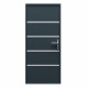 Puerta de entrada Lisandre de aluminio 96x218cm - gris antracita - apertura a la izquierda - X-METAL
