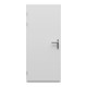 Puerta de entrada Lisandre de aluminio 96x218cm - blanco - apertura a la derecha - X-METAL