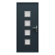 Puerta de entrada Nova de aluminio 96x218cm - gris antracita - apertura a la izquierda - X-METAL