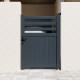 Puerta batiente de aluminio AXIS VECTO 100x140cm - X-METAL