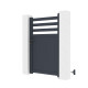 Puerta batiente de aluminio AXIS VECTO 100x158cm - X-METAL