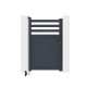 Puerta batiente de aluminio AXIS VECTO 100x158cm - X-METAL