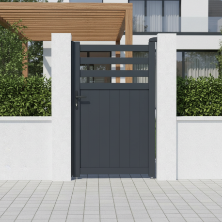 Puerta batiente de aluminio AXIS VECTO 100x158cm - X-METAL