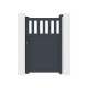 Puerta batiente de aluminio AXIS ALTO 100x158cm - X-METAL