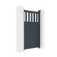 Puerta batiente de aluminio AXIS ALTO 100x158cm - X-METAL