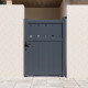Puerta batiente de aluminio AXIS FILM 100x140cm - X-METAL