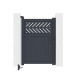 Puerta batiente de aluminio AXIS GROW 100x140cm - X-METAL