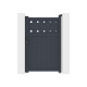 Puerta batiente de aluminio AXIS FILM 100x158cm - X-METAL