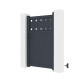 Puerta batiente de aluminio AXIS FILM 100x158cm - X-METAL