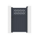 Puerta batiente de aluminio AXIS GROW 100x158cm - X-METAL