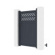 Puerta batiente de aluminio AXIS GROW 100x158cm - X-METAL