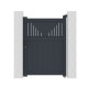Puerta batiente de aluminio AXIS TIME 100x140cm - X-METAL