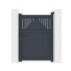 Puerta batiente de aluminio AXIS TIME 100x140cm - X-METAL