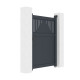 Puerta batiente de aluminio AXIS TIME 100x140cm - X-METAL