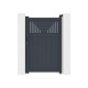 Puerta batiente de aluminio AXIS TIME 100x158cm – X-METAL