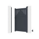 Puerta batiente de aluminio AXIS TIME 100x158cm – X-METAL
