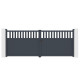 Portón batiente de aluminio AXIS ALTO 400 x 158 cm - X-METAL
