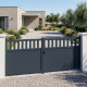 Portón batiente de aluminio AXIS ALTO 300x158cm - X-METAL