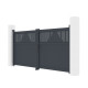 Portón batiente de aluminio AXIS TIME 300x140cm - X-METAL