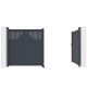 Portón batiente de aluminio AXIS TIME 300x158cm - X-METAL