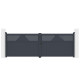 Portón batiente de aluminio AXIS TIME 400 x 140 cm - X-METAL
