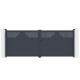 Portón batiente de aluminio AXIS TIME 400 x 158 cm - X-METAL