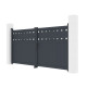 Portón batiente de aluminio AXIS FILM 300x140cm - X-METAL