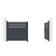 Portón batiente de aluminio AXIS GROW 300x140cm - X-METAL