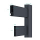 Portón batiente de aluminio AXIS 340x158cm - X-METAL