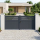 Portón batiente de aluminio AXIS GROW 300x140cm - X-METAL