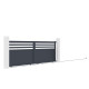 Portón corredero de aluminio AXIS VECTO 400x140cm - X-METAL
