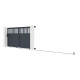 Portón corredero de aluminio AXIS ALTO 300 x 158 cm - X-METAL